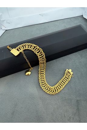 دستبند نقره زرد زنانه 925 عیار Midyat Artuklu Gümüşçülük - کد 943239200
