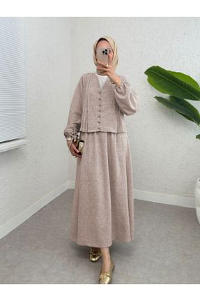 ست بالاتنه و پائین تنه رنگی زنانه بافتنی Modamorfo - کد 943255585