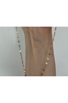 گردنبند استیل ( فولاد ) زرد زنانه استیل (فولاد) Hoop jewelery - کد 943316874