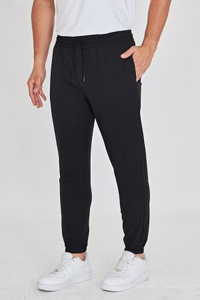 شلوار مشکی مردانه بافتنی masso moda - کد 943489720