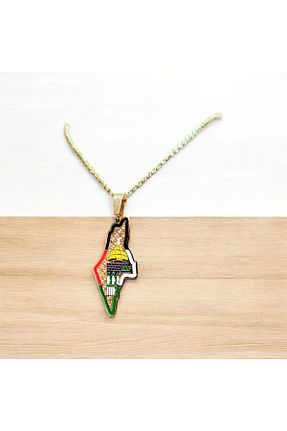 گردنبند استیل ( فولاد ) رنگی زنانه استیل (فولاد) GOOG DESIGN - کد 943507144