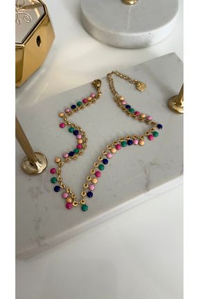 خلخال جواهر طلائی زنانه استیل (فولاد) SU PERİSİ TAKI BİJUTERİ - کد 943570893