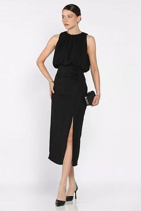 لباس قهوه ای زنانه بافتنی GÜLSELİ - کد 943642988