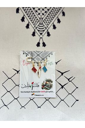 سنجاق سینه رنگی زنانه فلزی hicazavm - کد 943642186