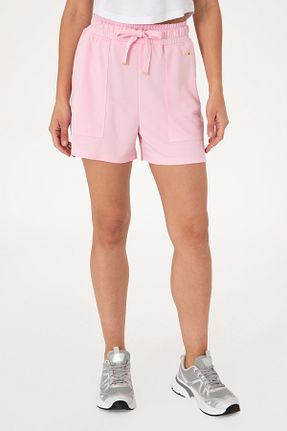 شلوارک و برمودا صورتی زنانه بافتنی U.S. Polo Assn. - کد 943651616