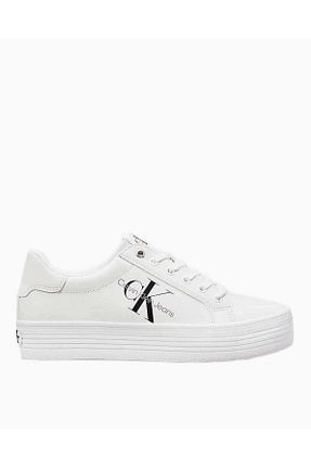 کفش اسنیکر سفید زنانه بند دار Calvin Klein - کد 376375857