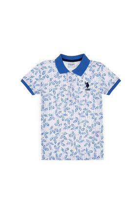 پولوشرت سفید بچه گانه پنبه ای U.S. Polo Assn. - کد 943656369