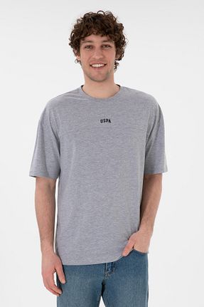 تیشرت طوسی مردانه یقه دوچرخه U.S. Polo Assn. - کد 943687058