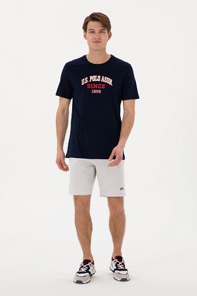 شلوارک و برمودا طوسی مردانه Straight U.S. Polo Assn. - کد 943730645
