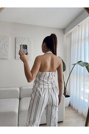 ست بالاتنه و پائین تنه رنگی زنانه بافتنی Zoom Butik - کد 943905001