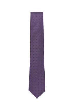 کراوات بنفش مردانه ابریشم 1001 Kravat - کد 943906428