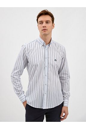 پیراهن آبی مردانه رگولار Karaca - کد 943987945