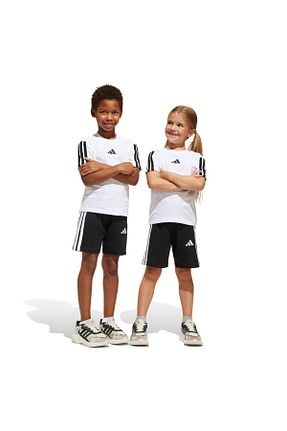 ست بالاتنه و پائین تنه سفید بچه گانه تریکو adidas - کد 887351070