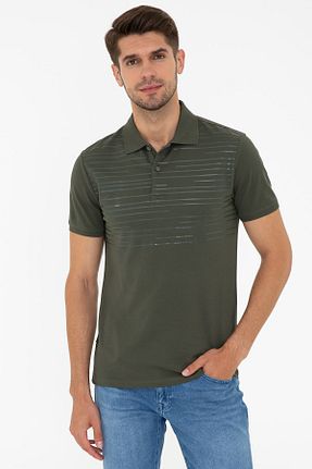 تیشرت سبز مردانه رگولار Pierre Cardin - کد 131081941