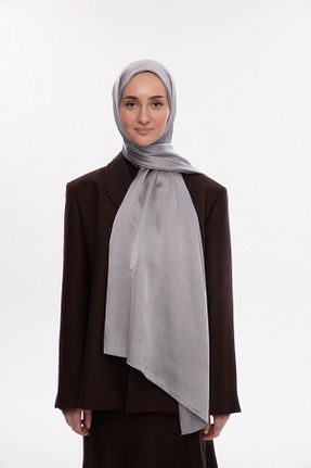 شال سرمه ای زنانه پنبه پلی استر MİRSOY SCARF - کد 888661021