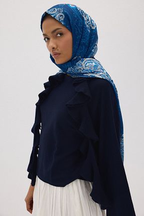 شال رنگی زنانه پنبه ای MİRSOY SCARF - کد 917287603