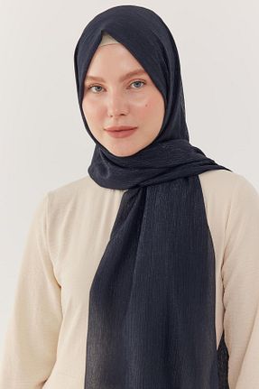 شال سرمه ای زنانه MİRSOY SCARF - کد 845581510