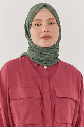 شال سبز زنانه MİRSOY SCARF - کد 845617318
