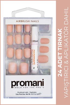 ناخن مصنوعی و اکسسوری سفید Promani - کد 1033581