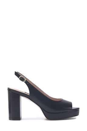 صندل مشکی زنانه پاشنه ضخیم Nine West - کد 805919907
