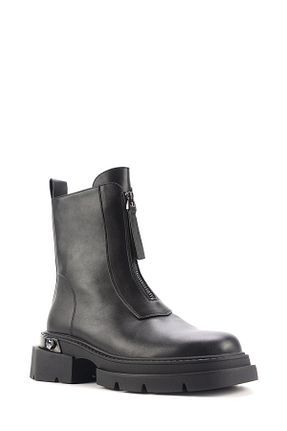 بوت / نیم بوت مشکی زنانه چرم مصنوعی Nine West - کد 858817526