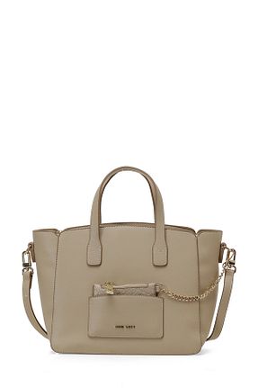 کیف دستی بژ زنانه سایز متوسط Nine West - کد 896701792