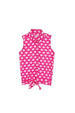 پیراهن صورتی بچه گانه یقه پیراهنی U.S. Polo Assn. - کد 933754107
