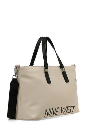 کیف دستی بژ زنانه ابعاد بزرگ Nine West - کد 896701784
