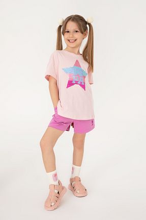 شلوارک و برمودا صورتی بچه گانه Straight U.S. Polo Assn. - کد 929262993