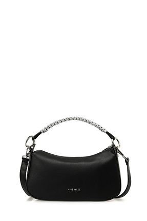 کیف دوشی مشکی زنانه چرم مصنوعی Nine West - کد 894015368