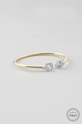 دستبند نقره بژ زنانه 18 عیار So Chic - کد 793431874