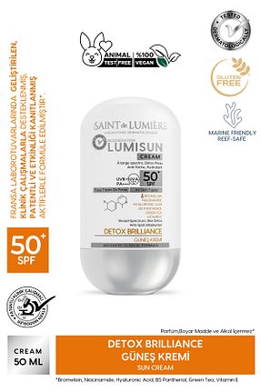 کرم ضد آفتاب صورت SPF 50 + SAINT DE LUMIERE - کد 942353387