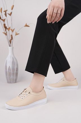 کفش پیاده روی بژ زنانه Nesil Shoes - کد 935538614