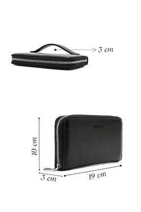 کیف دستی مشکی مردانه پارچه ای Derimod - کد 857857117