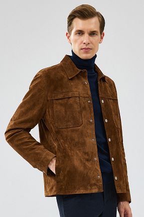 کاپشن قهوه ای مردانه رگولار Derimod - کد 819475546