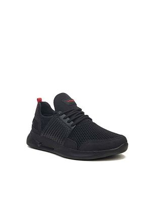 کفش پیاده روی مشکی مردانه Nesil Shoes - کد 323075677