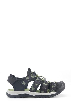 صندل مشکی بچه گانه پاشنه تخت Lumberjack - کد 926006202