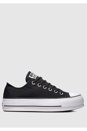 کفش اسنیکر مشکی زنانه بند دار Converse - کد 5853216