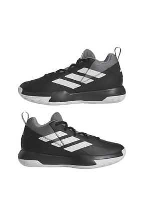 کفش بسکتبال مشکی بچه گانه پارچه ای adidas - کد 805291549