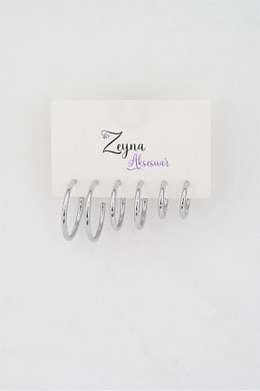 گوشواره جواهر زیرکن By Zeyna Aksesuar - کد 303191663