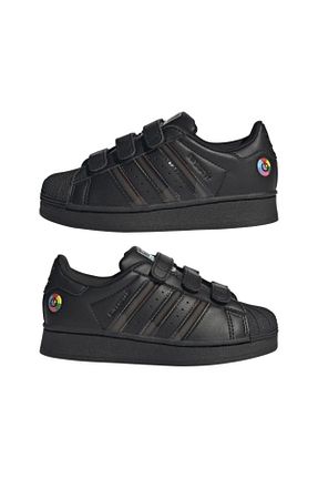 کفش اسنیکر مشکی بچه گانه چسبی adidas - کد 893281713
