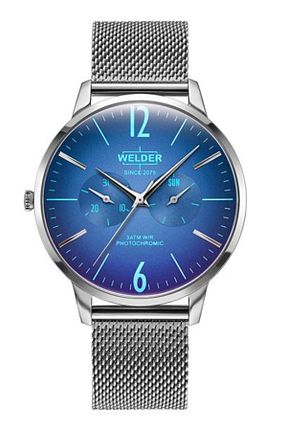 ساعت مچی آبی زنانه 31-34 میلی متر Welder Moody - کد 902060467