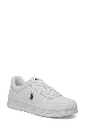 کفش اسنیکر سفید مردانه بند دار U.S. Polo Assn. - کد 894018287