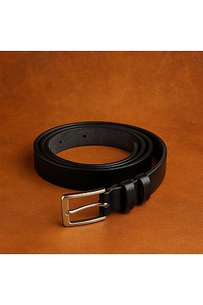کمربند مشکی مردانه چرم خالص GizCollectionOnline - کد 941752078