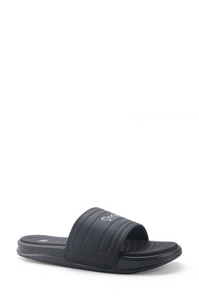 دمپائی مشکی مردانه چرم مصنوعی Dockers - کد 921601229