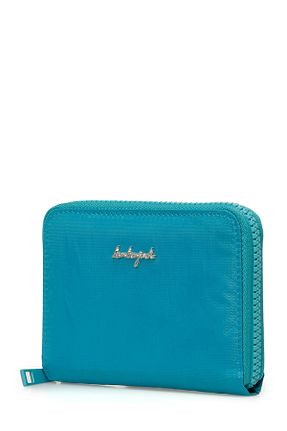 کیف پول آبی زنانه ابعاد بزرگ Lumberjack - کد 866880953