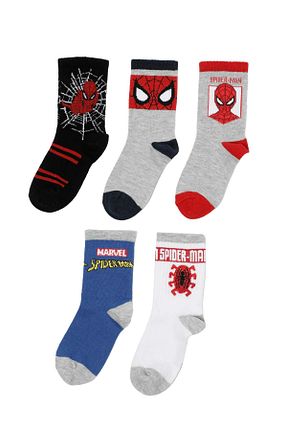 جوراب آبی بچه گانه Soket çorap Spiderman - کد 870977509