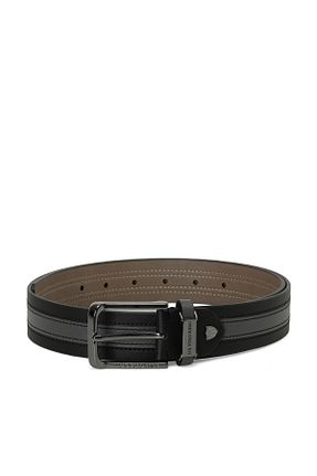 کمربند مشکی مردانه چرم مصنوعی U.S. Polo Assn. - کد 849898838