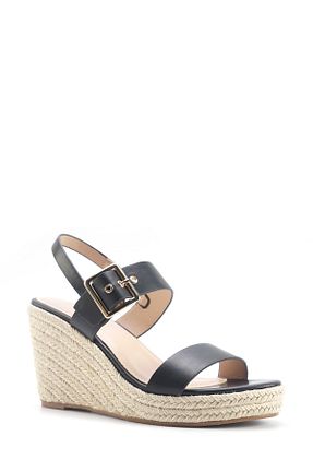 کفش اسپادریل مشکی زنانه چرم مصنوعی Nine West - کد 899657954