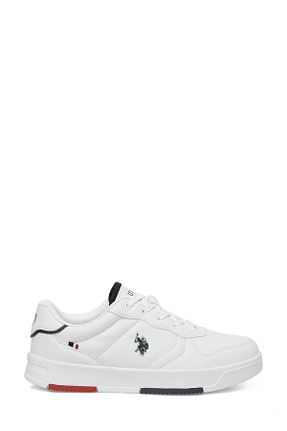 کفش اسنیکر سفید مردانه بند دار U.S. Polo Assn. - کد 899667810